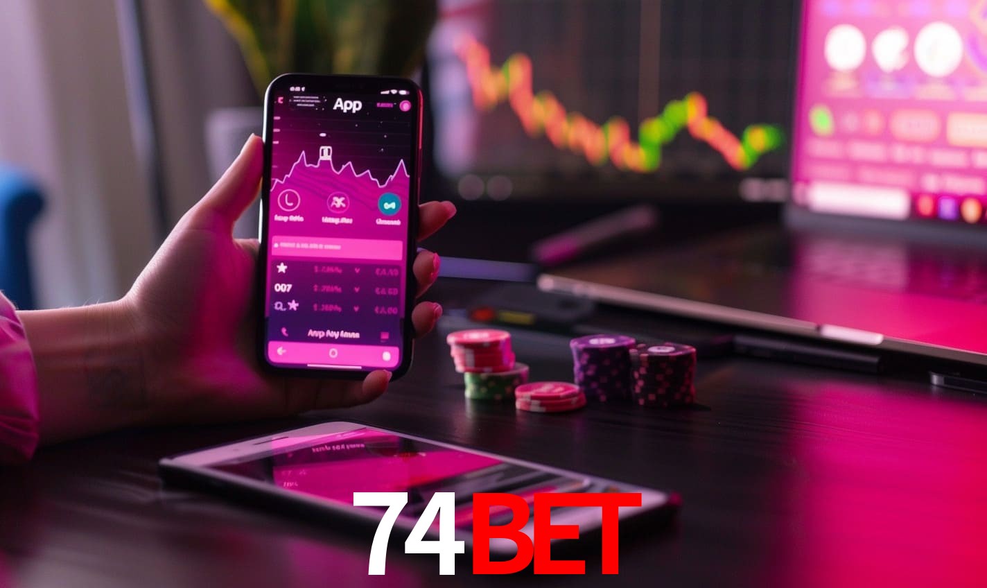 Recursos Exclusivos do App 74bet - Modo Offline, Login Biométrico